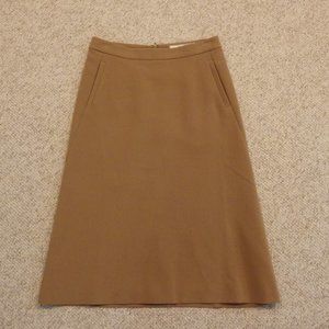 Boden A-line camel skirt size 4R